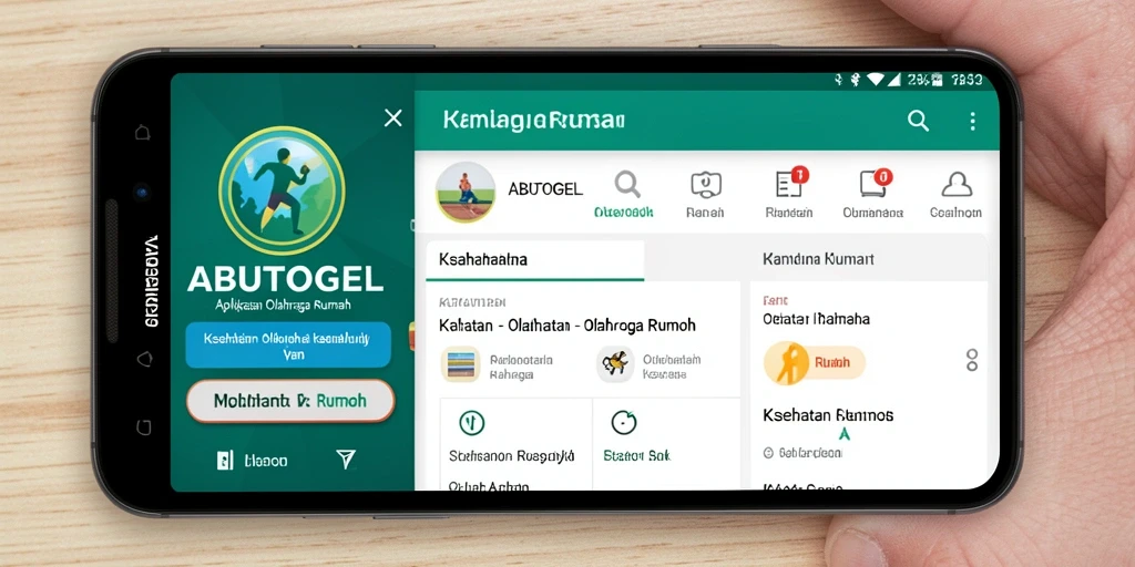 Tampilan antarmuka ABUTOGEL yang ramah pengguna dan fungsional.