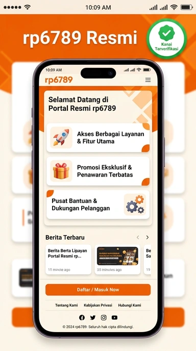 Tampilan kanal resmi rp6789